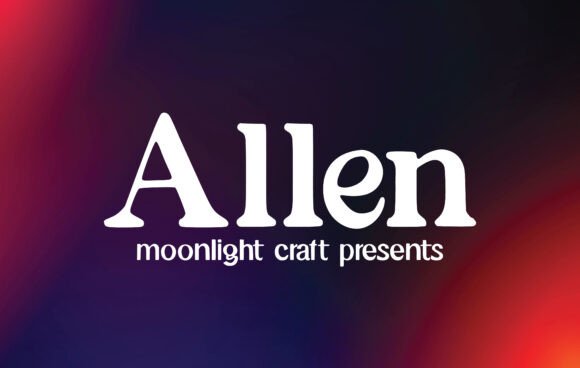 Allen: A Handwritten Font for Editorial Design