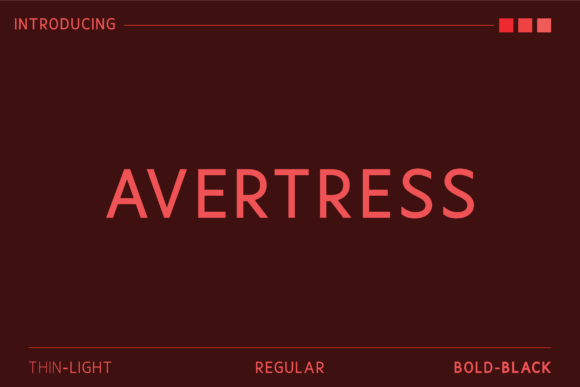 Avertress Font Family: Elevate Your Brand Identity