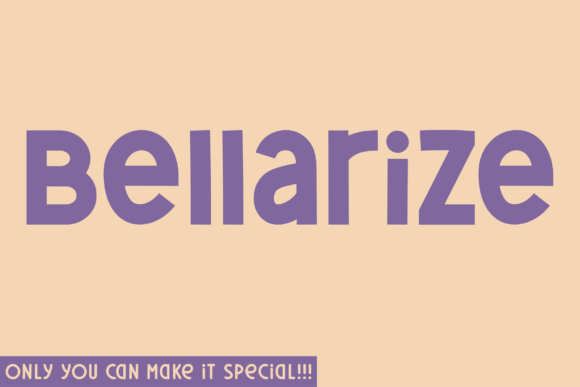 Bellarize: A Premium Sans Serif Font for Memorable Brand Content