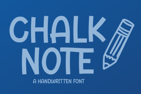 Chalk Note: A Playful Sans Serif Typeface for Handmade Brands