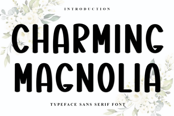 Charming Magnolia: A Fresh Take on Modern Typography