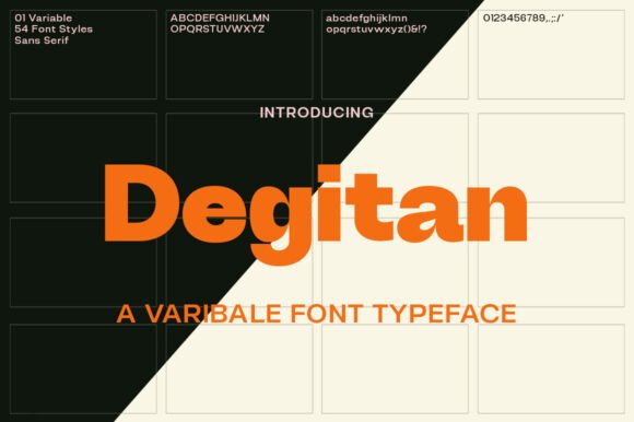 Degitan Typeface Review: Elevating Digital Brand Identity