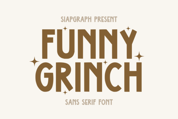 Funny Grinch: A Playful Sans Serif for Engaging Web Design