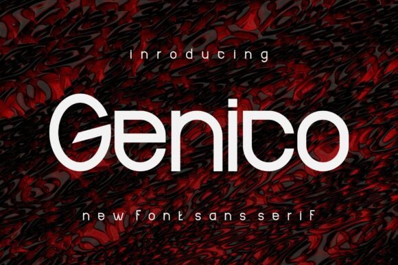 Genico: The Bold Sans Serif Font for Polished Small Business Branding