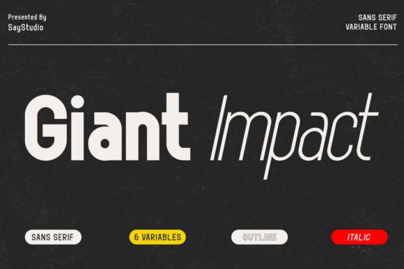 Giant Impact Font Review: A Grotesque with a Lot to Say
