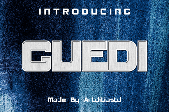 Guedi: A Bold Sans Serif Typeface for Modern Editorial Design