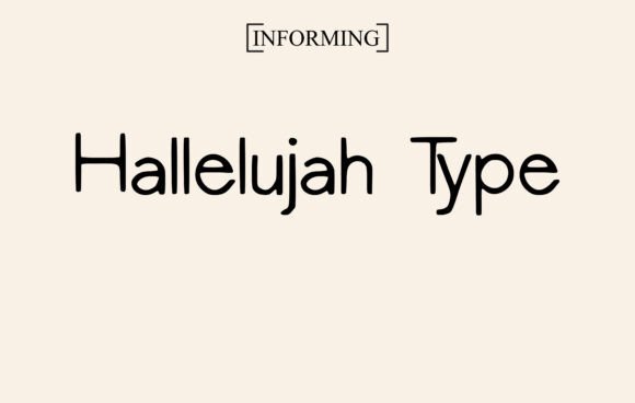 Hallelujah Type: A Playful Sans Serif for Handmade Brands