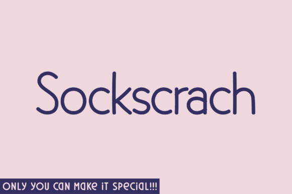 Handwritten Elegance in Sockscrach: A Typeface for Thoughtful Design