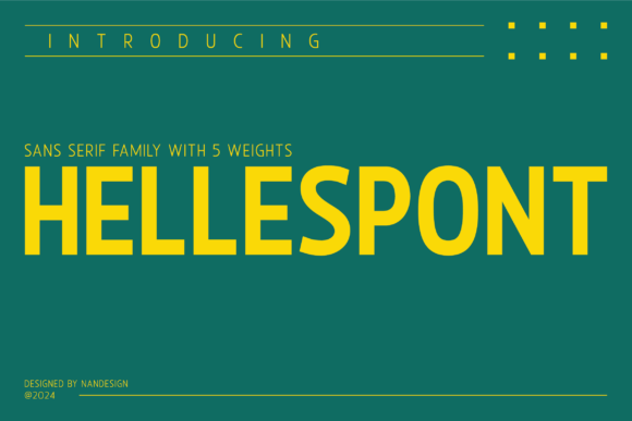 Hellespont Typeface Review: A Minimalist Sans Serif for Modern Branding