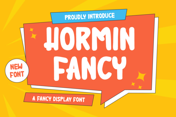 Hormin Fancy Font: A Playful Typeface for Editorial Design