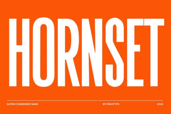 Hornset Typeface: Elevate Your Digital Brand Identity