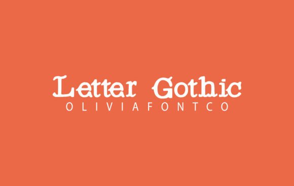 Letter Gothic Typeface: A Romantic Sans Serif for Editorial Elegance