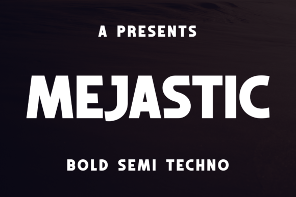 Mejastic: A Monumental Typeface for Creative Branding