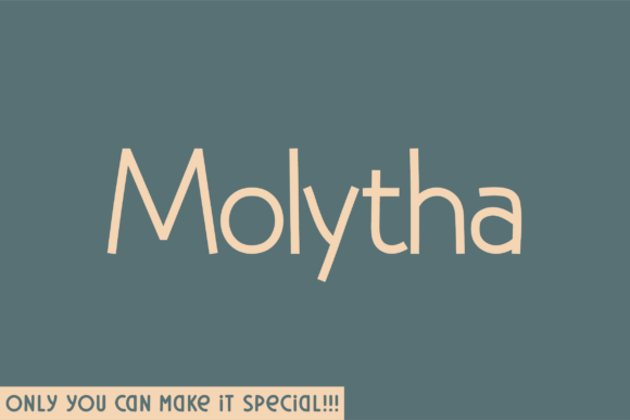 Molytha: A Unique Sans Serif Typeface for Modern Brand Identity