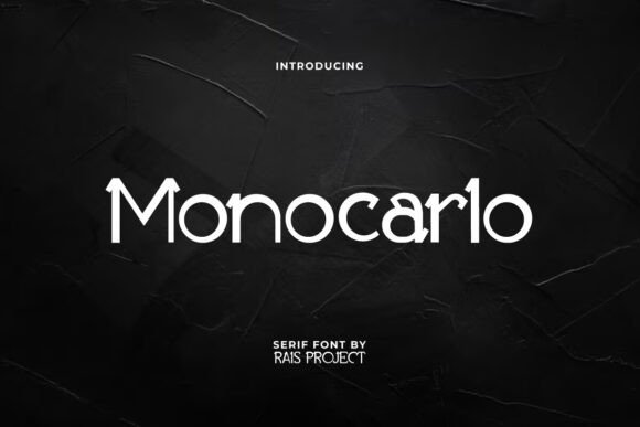 Monocarlo: Elevating Digital Brand Identity with Unique Sans Serif Typography