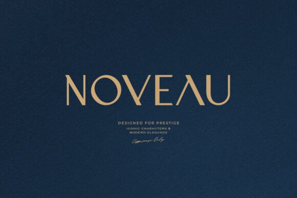 Noveau: Elevating Digital Brand Identity with Premium Sans Serif Typography