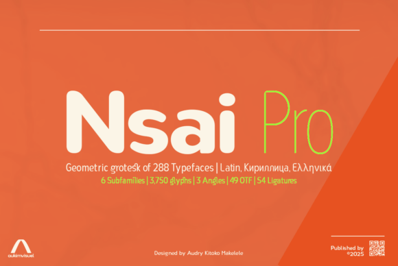 Nsai Pro Rounded Narrow: A Modern Sans Serif for Small Business Branding