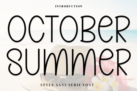 October Summer Typeface: Elevate Your Handmade Brand Identity
