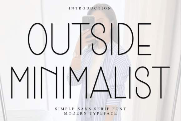 Outside Minimalist: A Festive Sans Serif for Handmade Holiday Products
