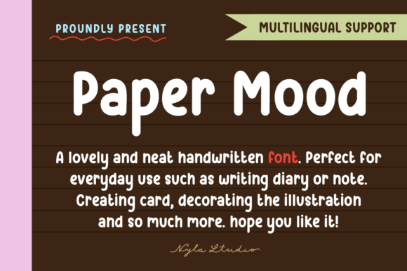 Paper Mood Typeface Review: A Handwritten Sans Serif for Makers