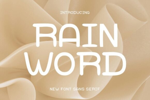 Rain Word Typeface: A Practical Review for Campaign Design