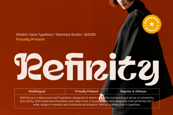 Refinity: The Modern Sans-Serif Typeface for Clear Campaign Design