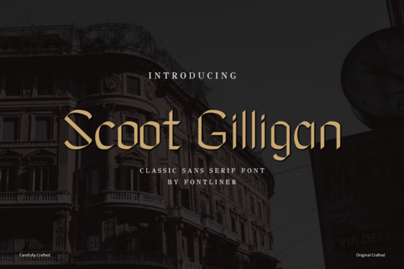Scoot Gilligan: A Timeless Typeface for Handmade Branding