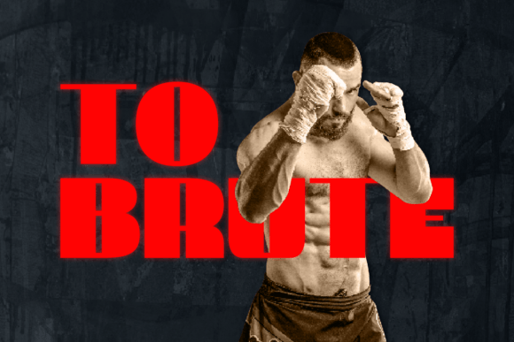 To Brute: A Bold Sans Serif Typeface for Modern Brand Identity
