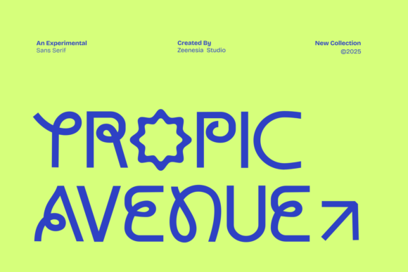 Tropic Avenue: A Creative Sans Serif for Modern Campaign Design