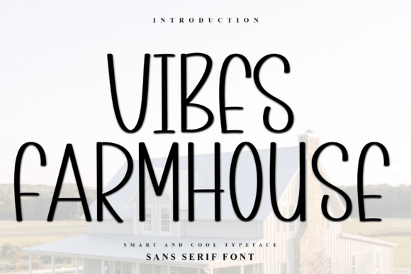 Vibes Farmhouse: The Festive Typeface for Cozy Brand Identity