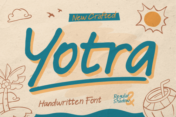 Yotra: A Handwritten Sans Serif for Modern Editorial Design