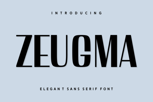 Zeugma: The Modern Sans Serif Font for Consistent Small Business Branding